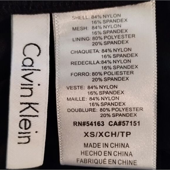 Calvin Klein Faux Wrap Tankini Top - Picture 8 of 9